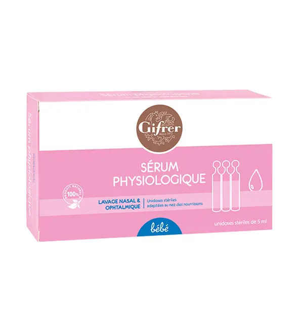 GIFRER SERUM PHYSIOLOGIQUE BTE 5 GIFRER SERUM PHYSIOLOGIQUE BTE 5
