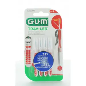 GUM PROXABROSSES CONIQUES 1314 R 0.8MM GUM PROXABROSSES CONIQUES 1314 R 0.8MM
