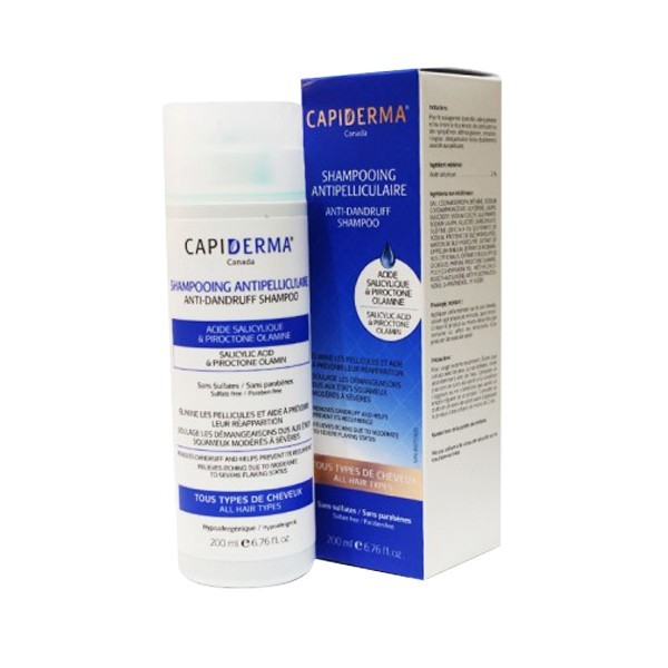 CAPIDERMA SHAMPOOING ANTI-PELLICULAIRE 200 ML CAPIDERMA SHAMPOOING ANTI-PELLICULAIRE 200 ML