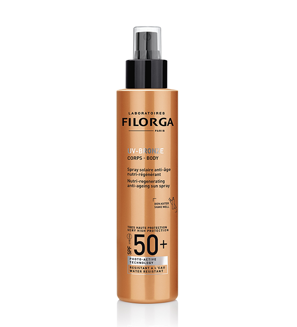 FILORGA UV BRONZE CORPS SPRAY SOLAIRE ANTI-ÂGE SPF50+ – 150 ML FILORGA UV BRONZE CORPS SPRAY SOLAIRE ANTI-ÂGE SPF50+ – 150 ML