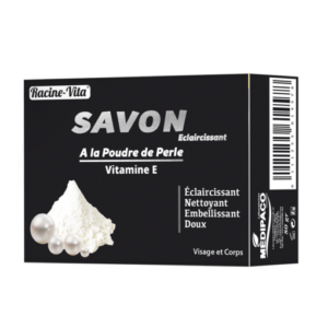 RACINE VITA SAVON ÉCLAIRCISSANT A LA POUDRE DE PERLE ET VITAMINE E 80GRRACINE VITA SAVON ÉCLAIRCISSANT A LA POUDRE DE PERLE ET VITAMINE E 80GR