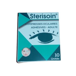 STERISOIN COMPRESSES OCULAIRES OPAQUES ADULTE 10 UNITESSTERISOIN COMPRESSES OCULAIRES OPAQUES ADULTE 10 UNITES
