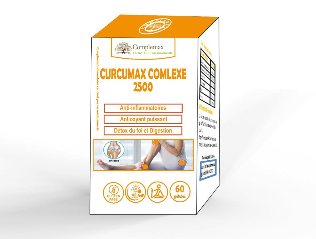 COMPLEMAX CURCUMAX 2500 60 GELULES COMPLEMAX CURCUMAX 2500 60 GELULES