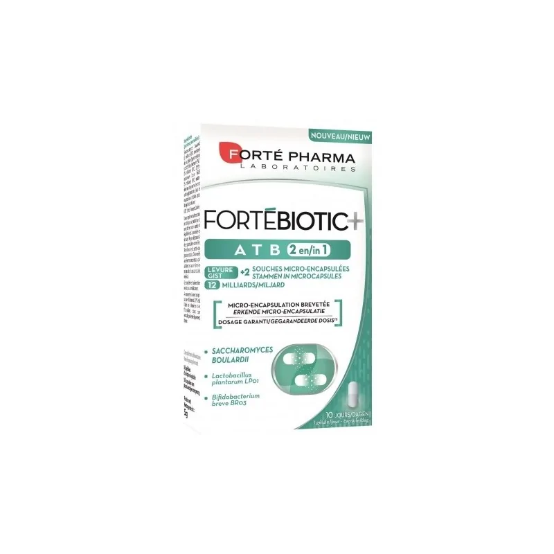 FORTE PHARMA FORTÉBIOTIC+ ATB - 10 GÉLULES FORTE PHARMA FORTÉBIOTIC+ ATB - 10 GÉLULES