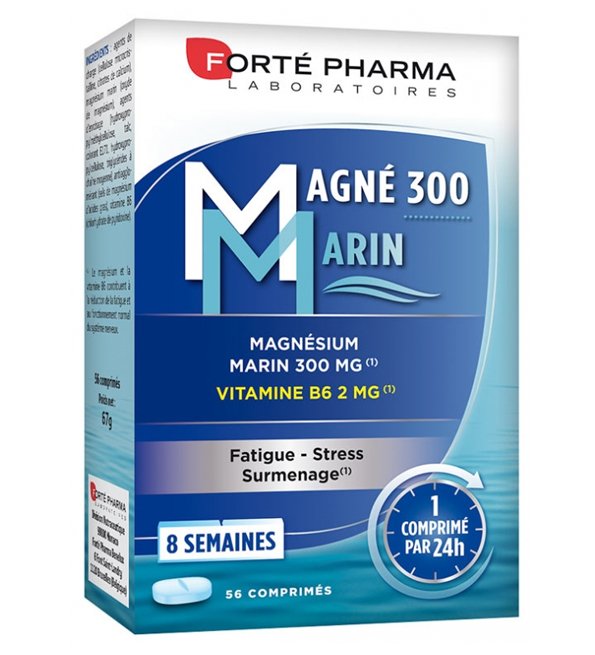 FORTE PHARMA MAGNE 300 MARIN-MAGNESIUM 56 COMPRIMES FORTE PHARMA MAGNE 300 MARIN-MAGNESIUM 56 COMPRIMES