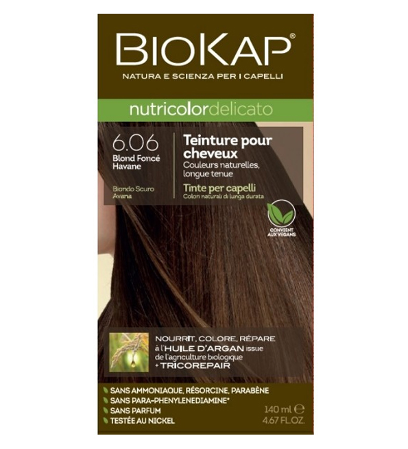 BIOKAP NUTRICOLOR DELICATO 6.06 BIOKAP NUTRICOLOR DELICATO 6.06