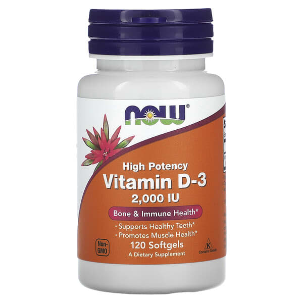 NOW FOODS VITAMINE D-3 2000 IU NOW FOODS VITAMINE D-3 2000 IU