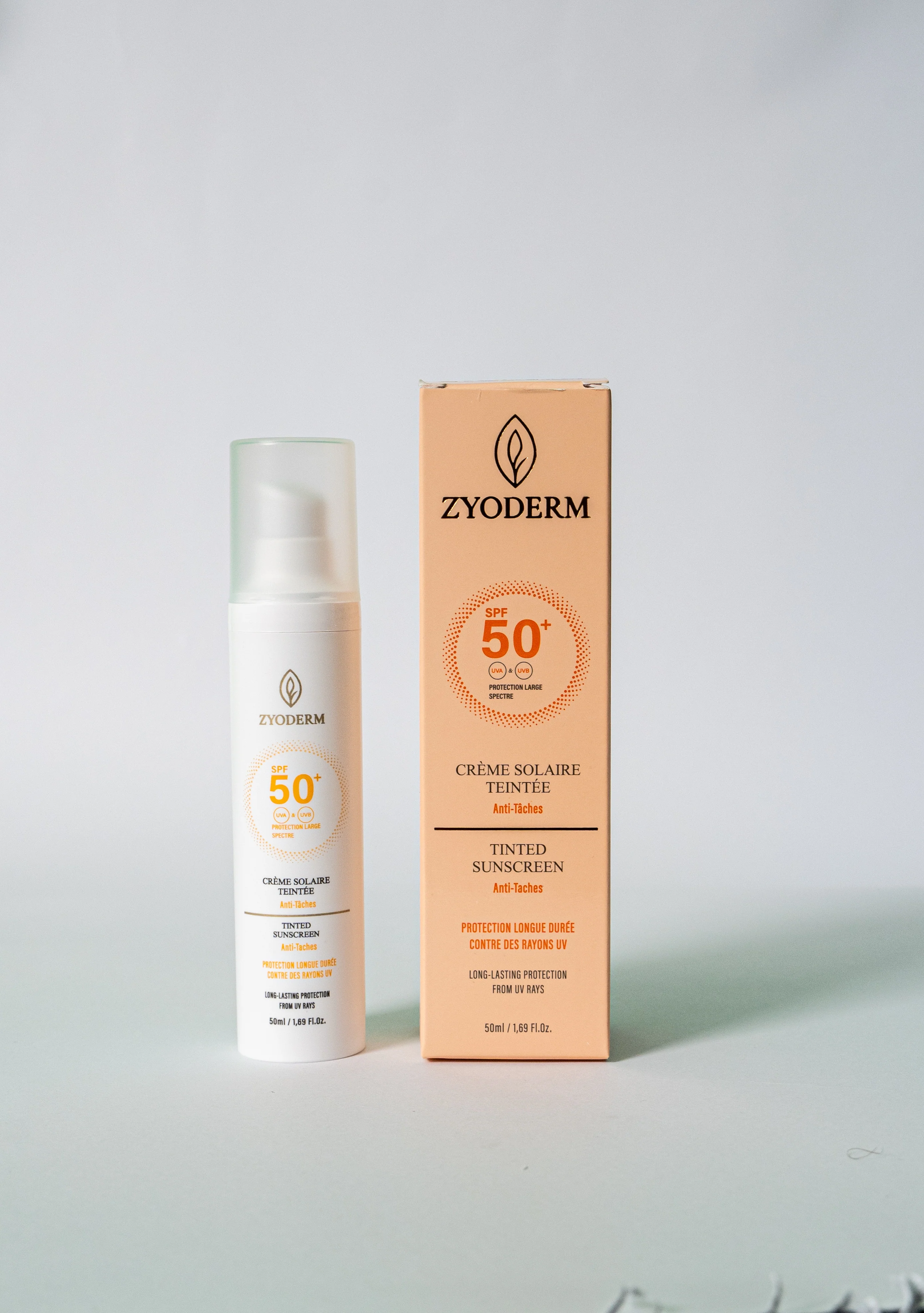 ZYODERM CRÉME SOLAIRE TEINTÉE ANTI TACHE SPF 50+ 50ML ZYODERM CRÉME SOLAIRE TEINTÉE ANTI TACHE SPF 50+ 50ML