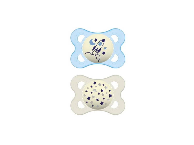 MAM SUCETTE ORIGINAL 6M+ BLANC/BLEU MAM SUCETTE ORIGINAL 6M+ BLANC/BLEU